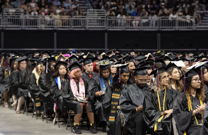 The Fiserv was packed at Sundays Commencement with MATC students, family and friends.